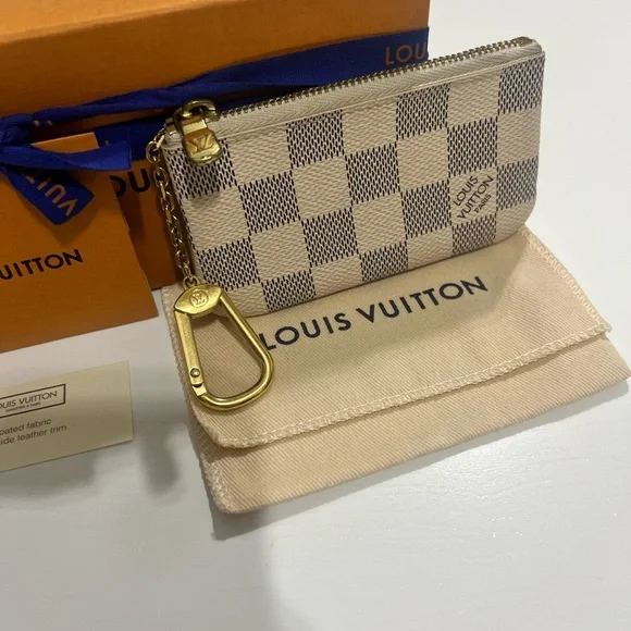Louis Vuitton Damier Azure Cles Key Pouch - Picture 3 of 10